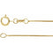 18K 0,5 mm Boxkette