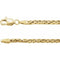 14K 3 mm Weizenkette