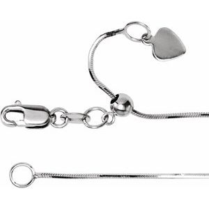 14K 0,8 mm Schlangenkette