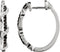 Accented U-Hoop Earrings
