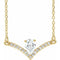 14K Yellow 3/8 CTW Natural Diamond 16