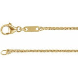 18K 1,2 mm Weizenkette