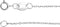 14K White Gold 1 mm Diamond-Cut Cable 7