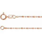 14K 1,15 mm Kugelkette