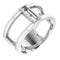 Platinum 4x2 mm Baguette Ring Mounting