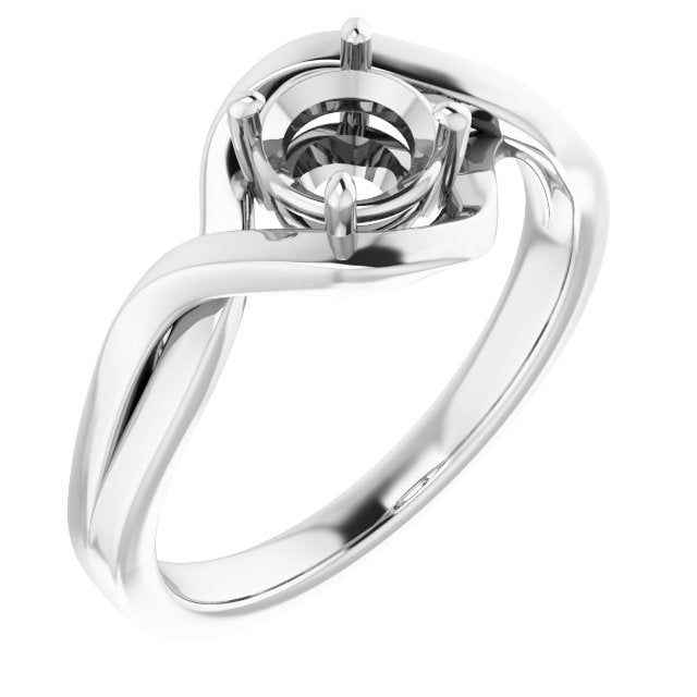 10K White5.5 mm Round Ring Mounting