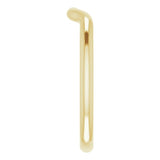 14K Yellow Gold Band for 5.2 mm Round Ring
