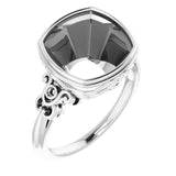 Palladium11 mm Cushion Ring Mounting