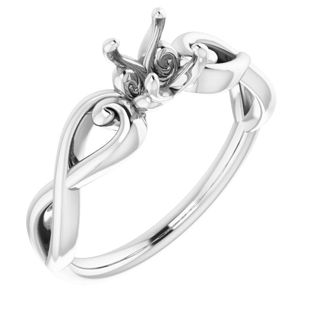 10K White5.2 mm Round Ring Mounting
