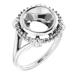 Platinum9 mm Round Ring Mounting