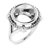 Platinum11 mm Round Ring Mounting