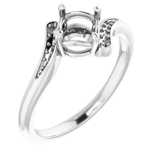 10K White5.8 mm Round Ring Mounting