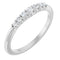 14K White 1/6 CTW Natural Diamond Stackable Ring