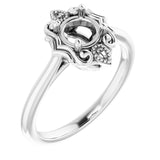 10K White5.5 mm Round Ring Mounting