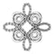 Platinum Clover Pendant Mounting