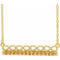 14K Yellow Natural Citrine Infinity-Inspired Bar 16