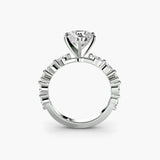 Solitaire with Eternity Pavé