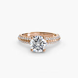 Solitaire with Pavé